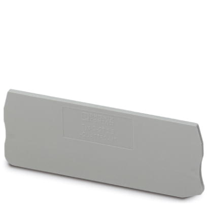 D-ST 2,5-QUATTRO-MT    End cover for modular terminal blocks, Length: 84 mm, Width: 2.2 mm, Height: 36.5 mm, Color: gray