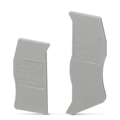 DS-ST 2,5    Cover segment, Length: 72 mm, Height: 36.5 mm, Color: gray