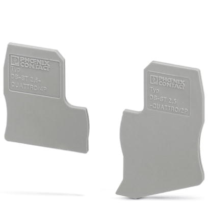 DS-ST 2,5/2P    Cover segment, Length: 72 mm, Height: 36.5 mm, Color: gray