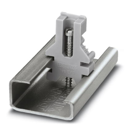 E/U    End bracket, width: 8.5 mm, color: gray
