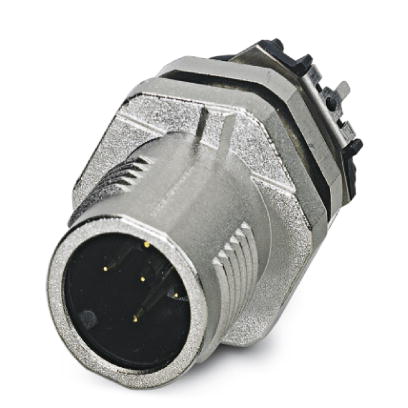 SACC-DSIV-MS-5CON-L180SCOTHRSH    Sensor/actuator flush-type connector, connector, 5-pos., M12 SPEED