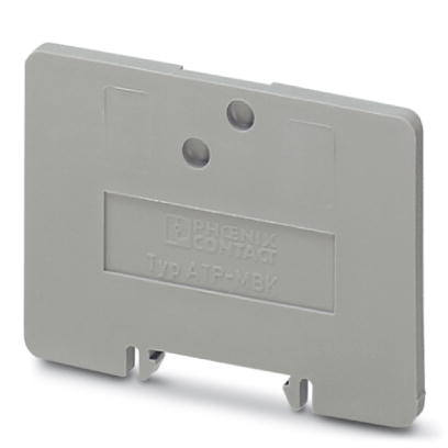 ATP-MBK    Partition plate, Length: 42.5 mm, Width: 2.5 mm, Height: 41 mm, Color: gray