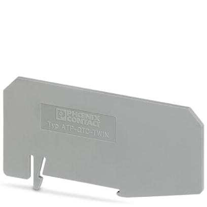 ATP-QTC TWIN    Partition plate, Length: 84.4 mm, Width: 2 mm, Height: 46 mm, Color: gray
