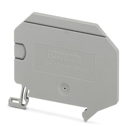 ATP-UT-TWIN    Partition plate, Length: 62.1 mm, Width: 2.2 mm, Height: 52.5 mm, Color: gray