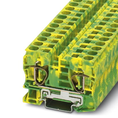ST 10-PE    Ground modular terminal block, Type of connection: Spring-cage connection, Spring-cage connection, Cross section: 0.2 mm? - 16 mm?, AWG 24