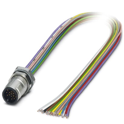 SACC-DSI-MS-17CON-M12/0,5 SCO    Sensor-/Aktor-Einbaustecker, 17-polig, M12-SPEEDCON, Hinterwand-/Sc