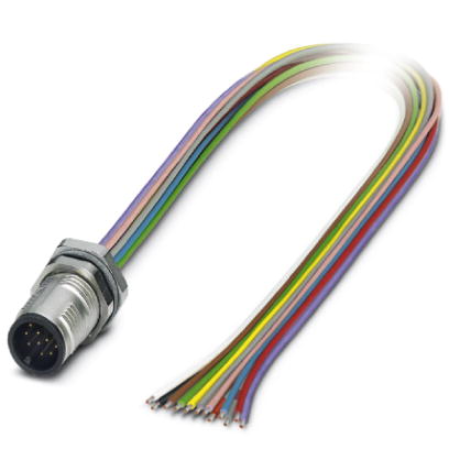 SACC-DSI-MS-12CON-M12/0,5 SCO    Sensor-/Aktor-Einbaustecker, 12-polig, M12-SPEEDCON, Hinterwand-/Sc