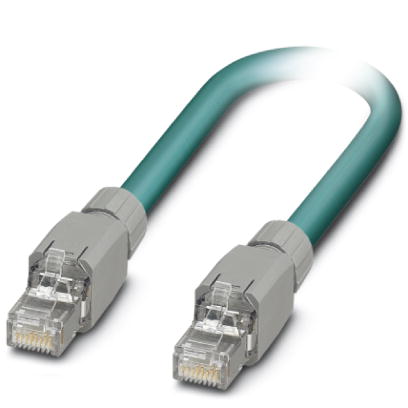 VS-IP20-IP20-94C-LI/2,0    Assembled Ethernet cable, CAT5e, shielded, 4-pair, AWG 26 flexible cable