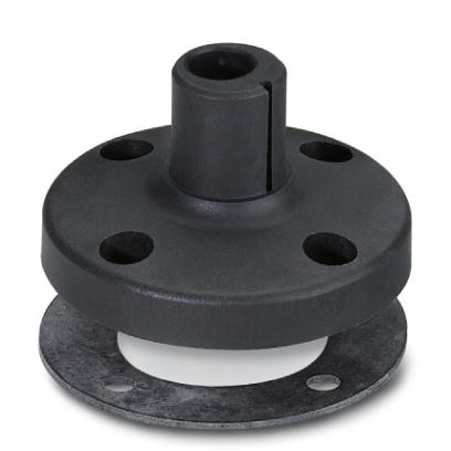 PSD-S ME B-P    Foot for tube ? 25 mm, plastic, black