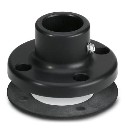 PSD-S ME B-M    Foot for tube ? 25 mm, metal, black