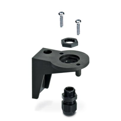 PSD-S ME BR-SM    Angle for floor mounting, black