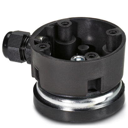 PSD-S ME OB/MB    Outlet box with magnetic base for base mounting, black