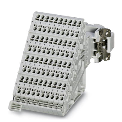 HC-D 40-A-TWIN-PER-M    HEAVYCON terminal adapter male insert, D40 series, 40-pos., left PE connecti