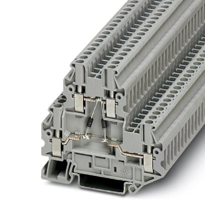 UTTB 2,5-2DIO/O-UL/O-UR    Component modular terminal block, Cross section: 0.14 mm? - 4 mm?, AWG: 26 - 12, Connection type: Screw connection, Width: