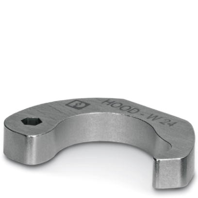 SAC BIT HOOD-W 24    Nut for mounting pressure nut with a wrench size of 24 mm, for 4 mm hexagonal s