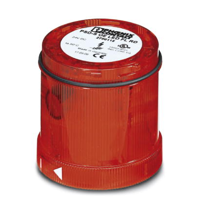 PSD-S OE LED FL RD    LED flashing beacon element, 24 V DC, double flash, red