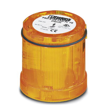 PSD-S OE LED FL YE    LED flashing beacon element, 24 V DC, double flash, yellow