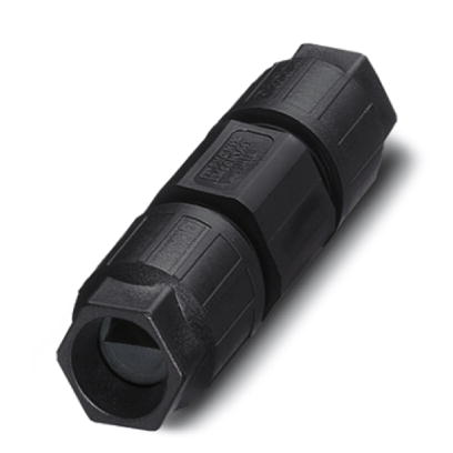 Q 1,5/4IDC/24-24KU-KU-ASI-BK    Flat conductor connector with QUICKON fast connection technology, 4-