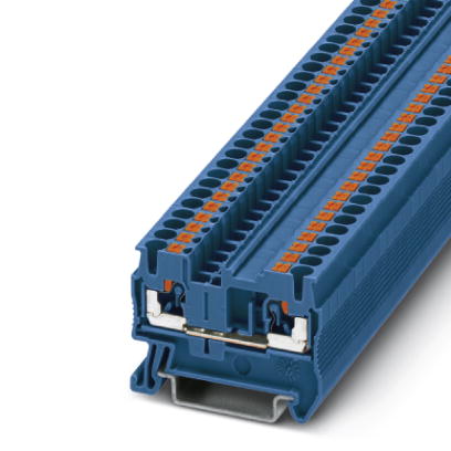 PT 2,5 BU    Feed-through modular terminal block, Type of connection: Leg spring connection, Leg spring connection, Cross section: 0.14 mm? - 4 mm?, A