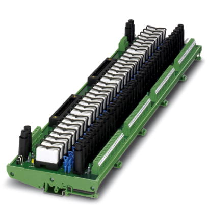 UM-2KS50/32-MR/21/ADV551/SO179    32-channel output relay module (one N/O contact or one N/C contact) with a screw connection and a fuse (1 A). The po