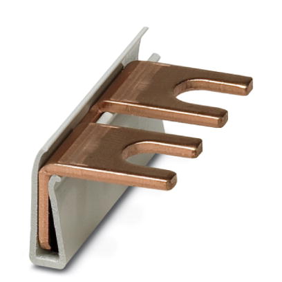 MPB 18/1- 2    Wiring bridge for modules with connecting pitch 17.5 mm, 1-phase, 2-pos.