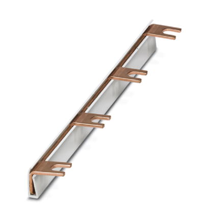 MPB 18/1-10/1.0.0    Wiring bridge for modules with connecting pitch 17.5 mm, 1-phase, 10 pitches with contact sequence 1-0-0