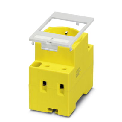 VS-SI-SD-DE-G    Ground contact socket, plastic, in yellow, for Germany