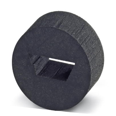 KV-DI-PG16-1XASI    Dichtung fur eine AS-i-Leitung, 17,2 x 9 mm, aus NBR, schwarz, fur Schutzart IP6