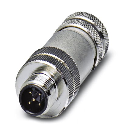 SACC-M12MS-5CON-PG 9 SH AU    Bus system plug connector, male, straight, 5-pos., M12, shielded, gold