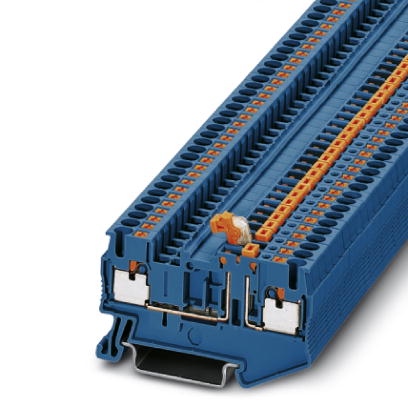 PT 2,5-MT BU    Feed-through modular terminal block, Connection type: Leg spring connection, Cross section: 0.14 mm? - 4 mm?, AWG: 26 - 12, Nominal cu