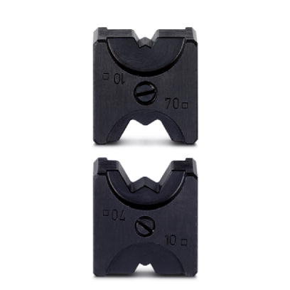 CRIMPFOX-C120 RCT 70-1/DIE    Gesenk (Paar), fur CRIMPFOX-C120, fur Kupfer Rohrkabelschuhe 10 + 70 m