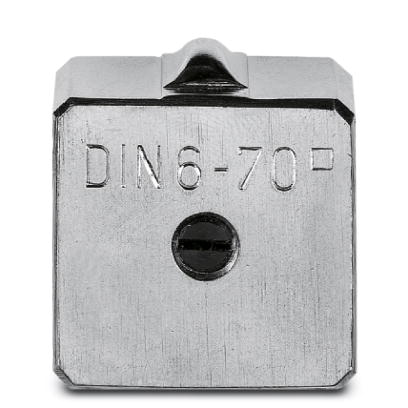 CRIMPFOX-C120 RC 70/M-DIE    Gesenk (Oberteil), fur CRIMPFOX-C120, fur unisolierte Kabelschuhe (DIN