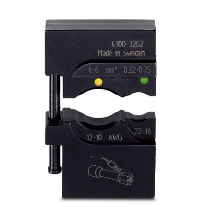 CRIMPFOX-M HS-1/DIE    Gesenk, fur Crimpfox-M, fur Schrumpf-Sto?verbinder 0,1 - 0,4mm? und 4 - 6mm?