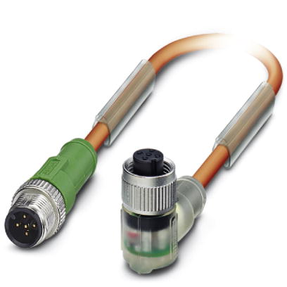 SAC-5P-M12MS/ 1,5-PUR/M12FR3LV    Sensor-/Aktor-Kabel, 5-polig, PUR strahlenvernetzt halogenfrei ora