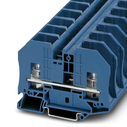 RTO 8 BU    Feed-through terminal block with bolt connection method, cross-section: 2.5 - 35 mm2, AWG: 14 - 2, width 20.2 mm, color: blue
