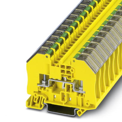 RTO 3-PE-TC    Ground modular terminal block, Type of connection: Bolt connection, Cross section: 0.1 mm? - 2.5 mm?, AWG 26 - 14, Width: 12.3 mm, Colo