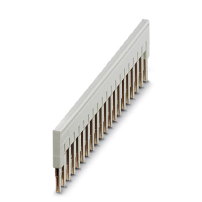 FBS 20-5 GY    Cross connector/jumper for modular terminal block, Number of positions: 20, Color: gray