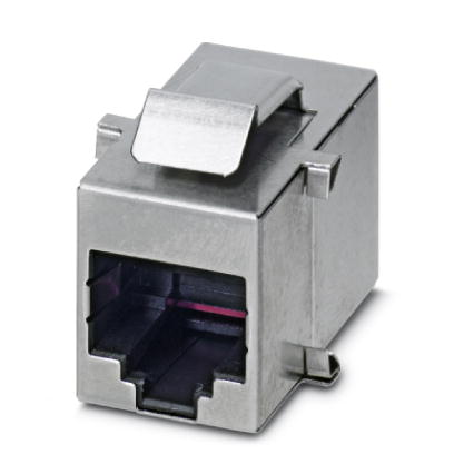 VS-08-BU-RJ45/BU    RJ45 socket insert, modular (Keystone), CAT5e, 8-pos., shielded, socket on socke