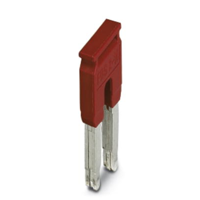 FBS 2-16    Cross connector/jumper for modular terminal block, Number of positions: 2, Color: red