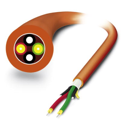 PSM-LWL-HCS-RUGGED-200/230    HCS cable, duplex 200/230 ?m, by the meter, without connector, for indoor installation