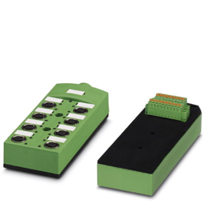 SACB-8/16-L-C SCO OTB    Sensor/actuator box, with M12 metal thread and SPEEDCON quick locking, 8 sl