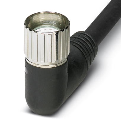 RCK-TWGM/BL16+3/10,0PUR SH    Female connector M23, 19-pos., angled, shielded, with shielded, connec