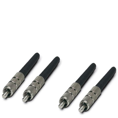 PSM-SET-FSMA/4-HCS    F-SMA plug set for HCS fiber, for self assembly consisting of 4 quick mounting connectors with bend protection sleeve