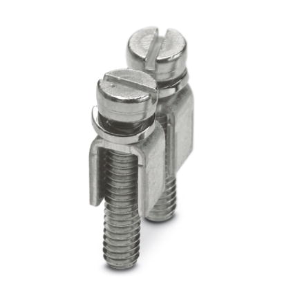 FB 2- 8-EX    Cross connector/jumper for modular terminal block, Number of positions: 2, Color: aluminum