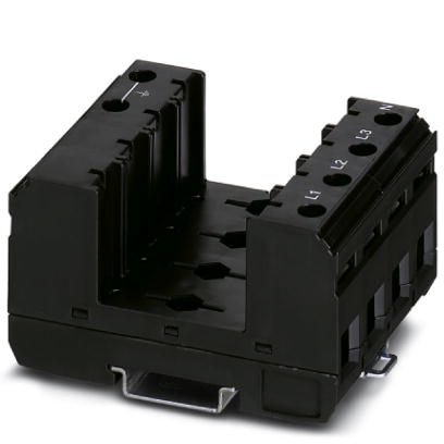 VAL-MS/3+1-BE    Base element for type 2 arresters of the VALVETRAB MS series of products. Version for 3-phase power supply with separate installation