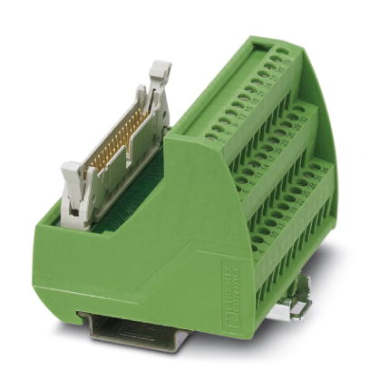VIP-3/SC/FLK34    VARIOFACE module, with screw connection and flat-ribbon cable plug connector, for mounting on NS 32 or NS 35/7.5, with pin strip and