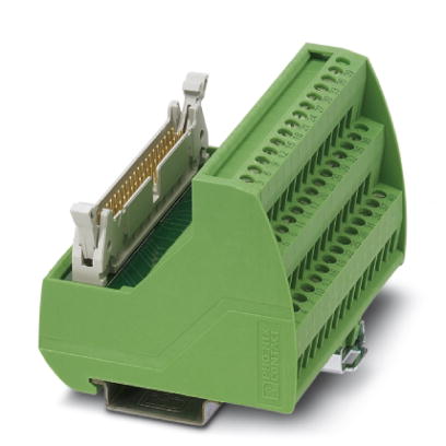 VIP-3/SC/FLK40    VARIOFACE module, with screw connection and flat-ribbon cable plug connector, for mounting on NS 32 or NS 35/7.5, with pin strip and