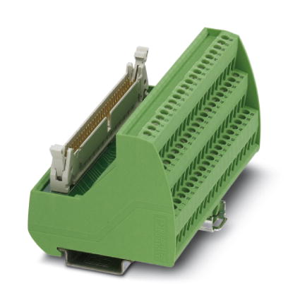 VIP-3/SC/FLK60    VARIOFACE module, with screw connection and flat-ribbon cable plug connector, for mounting on NS 32 or NS 35/7.5, with pin strip and