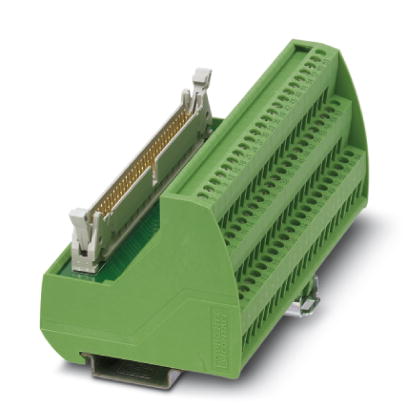 VIP-3/SC/FLK64    VARIOFACE module, with screw connection and flat-ribbon cable plug connector, for mounting on NS 32 or NS 35/7.5, with pin strip and