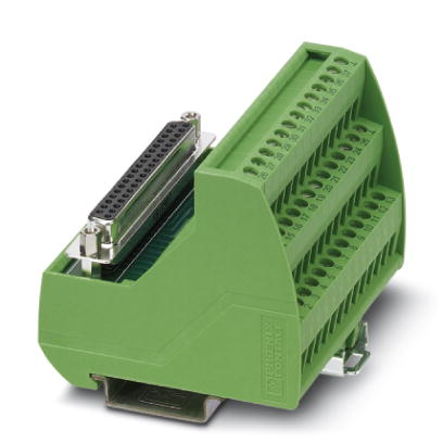 VIP-3/SC/D37SUB/F    VARIOFACE module, with screw connection and female D-Subminiature pin strip, for mounting on NS 35/7.5 or NS 32, 37-pos.